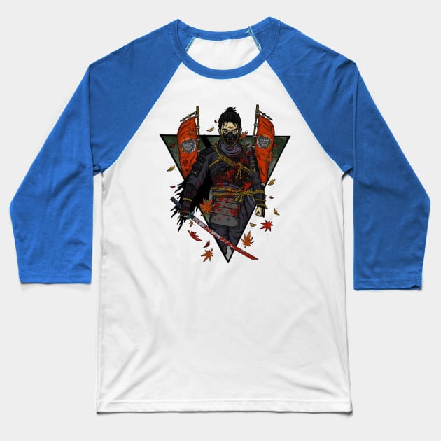 ghost of tsushima Baseball T-Shirt by sample the dragon